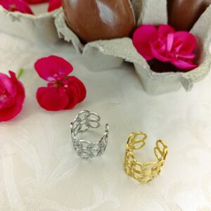 Ατσαλινα Δαχτυλιδια - 2 Αποχρώσεις (Χρυσό - Ασημί)